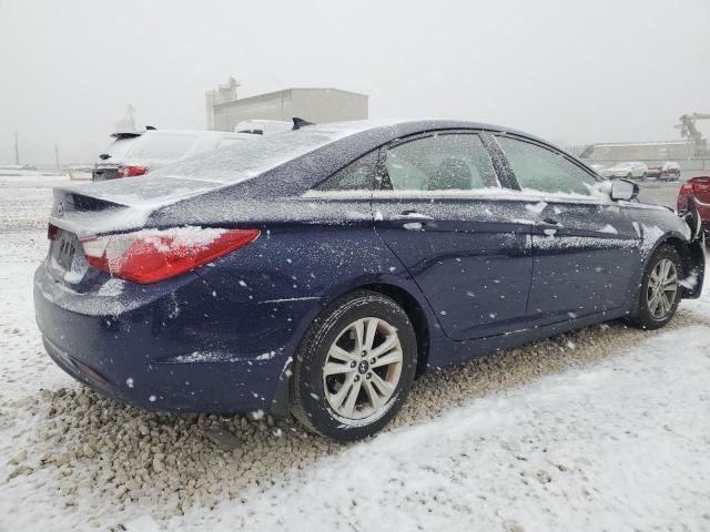 5NPEB4AC6DH644966 - 2013 HYUNDAI SONATA GLS BLUE photo 3