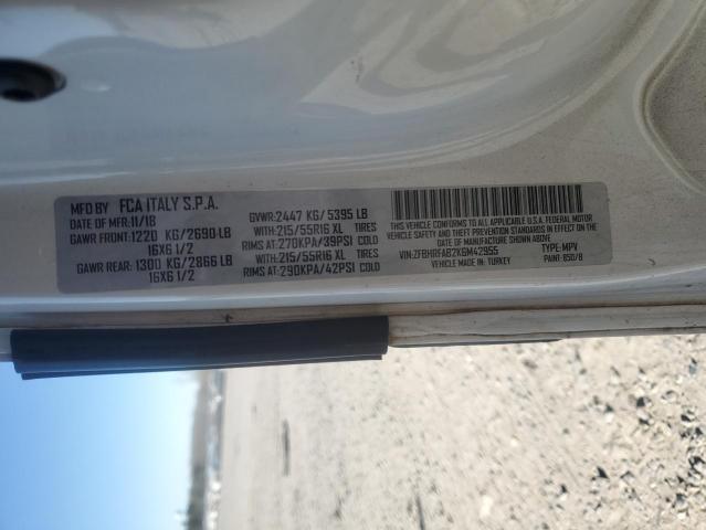 ZFBHRFAB2K6M42955 - 2019 RAM PROMASTER WHITE photo 13