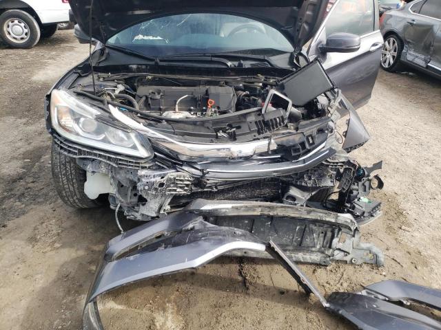 1HGCR2F88HA023660 - 2017 HONDA ACCORD EXL GRAY photo 11