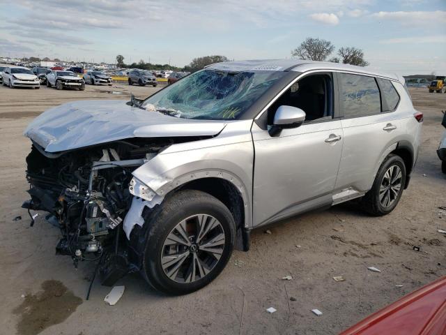 5N1BT3BA8NC693666 - 2022 NISSAN ROGUE SV SILVER photo 1