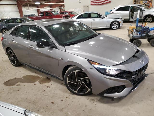 KMHLR4AF5PU540083 - 2023 HYUNDAI ELANTRA N LINE GRAY photo 4