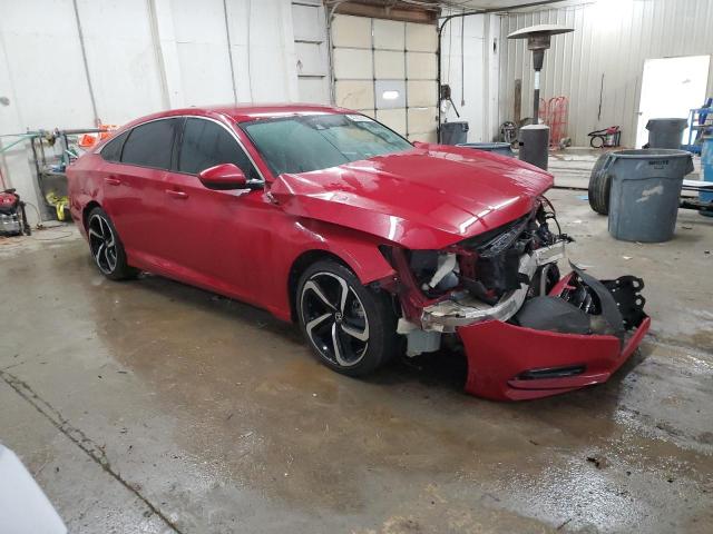 1HGCV1F39JA083558 - 2018 HONDA ACCORD SPORT RED photo 4