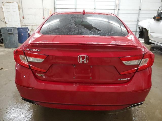 1HGCV1F39JA083558 - 2018 HONDA ACCORD SPORT RED photo 6