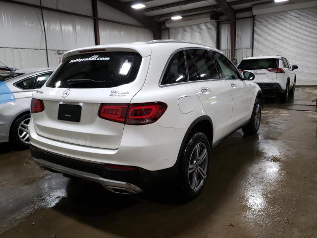 W1N0G8EB3NV376490 - 2022 MERCEDES-BENZ GLC 300 4MATIC WHITE photo 3