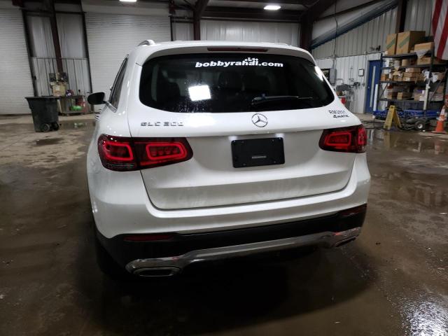 W1N0G8EB3NV376490 - 2022 MERCEDES-BENZ GLC 300 4MATIC WHITE photo 6