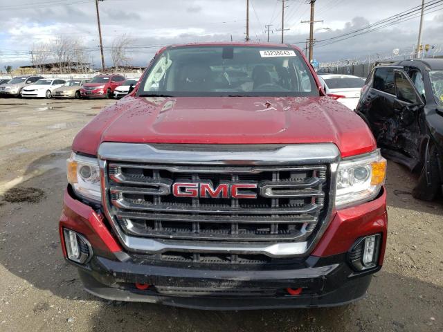 1GTG6FEN6M1217198 - 2021 GMC CANYON AT4 RED photo 5
