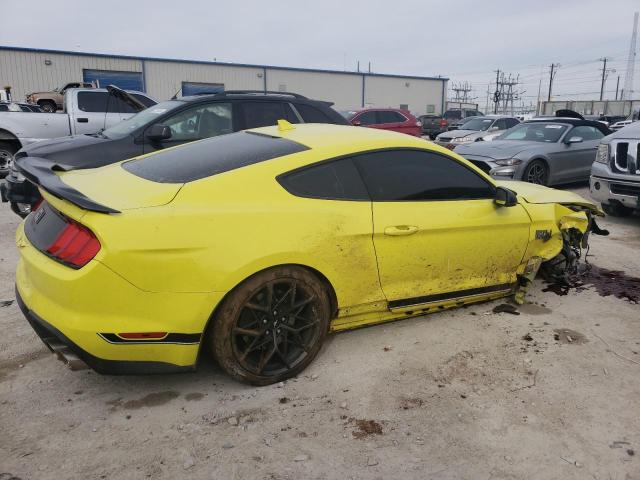 1FA6P8R03M5554753 - 2021 FORD MUSTANG MACH I YELLOW photo 3