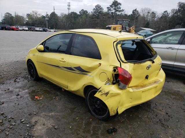 JTDJT4K30A5322121 - 2010 TOYOTA YARIS YELLOW photo 2