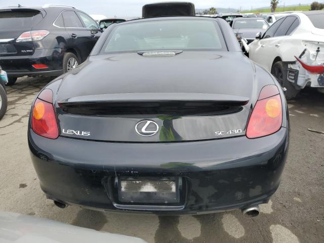 JTHFN48Y320003943 - 2002 LEXUS SC 430 BLACK photo 6