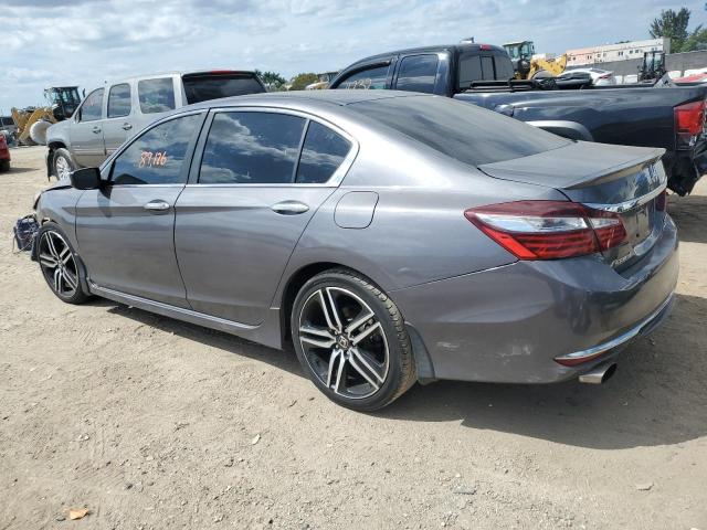 1HGCR2F12HA045141 - 2017 HONDA ACCORD SPORT SPECIAL EDITION GRAY photo 2