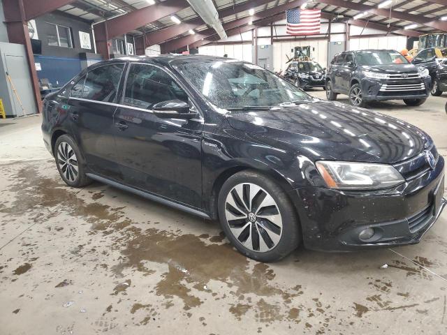 3VW637AJ8DM281031 - 2013 VOLKSWAGEN JETTA HYBRID BLACK photo 4