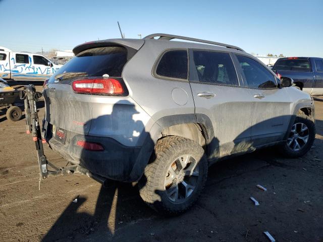 1C4PJMBS8GW120685 - 2016 JEEP CHEROKEE TRAILHAWK SILVER photo 3