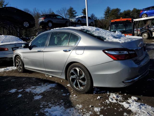 1HGCR2F85HA089342 - 2017 HONDA ACCORD EXL SILVER photo 2