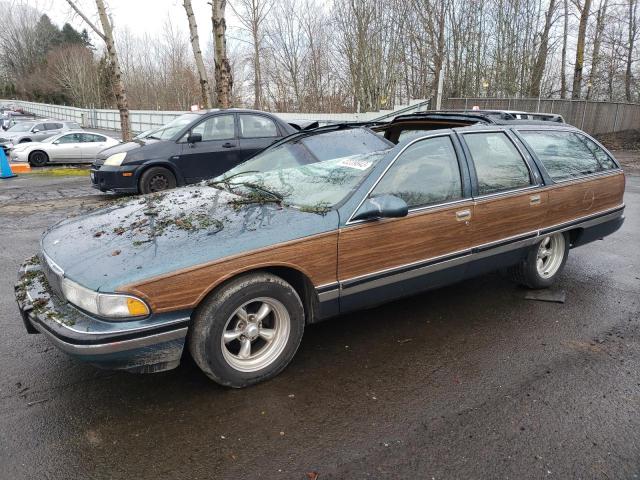 1G4BR82P0SR401761 - 1995 BUICK ROADMASTER ESTATE BLUE photo 1