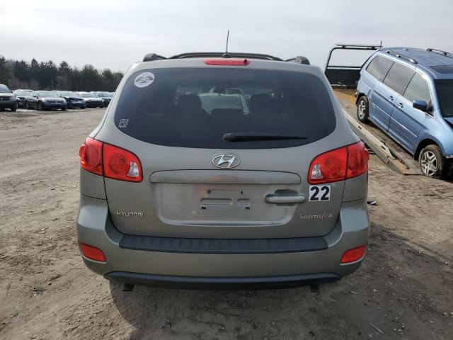 5NMSG13D38H224061 - 2008 HYUNDAI SANTA FE GLS GRAY photo 6