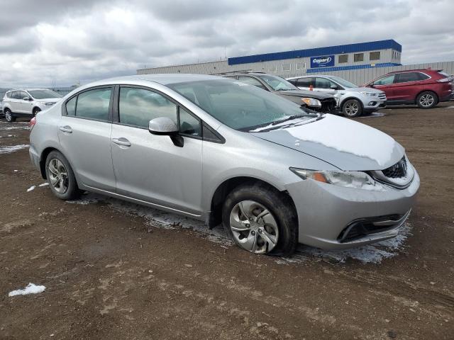 2HGFB2F57DH559695 - 2013 HONDA CIVIC LX SILVER photo 4