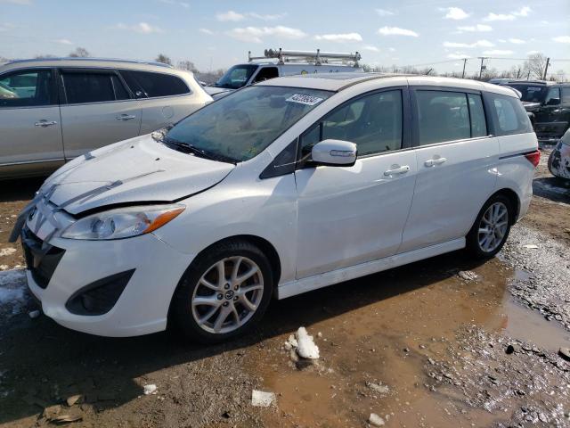 JM1CW2DL4E0167948 - 2014 MAZDA 5 GRAND TOURING WHITE photo 1