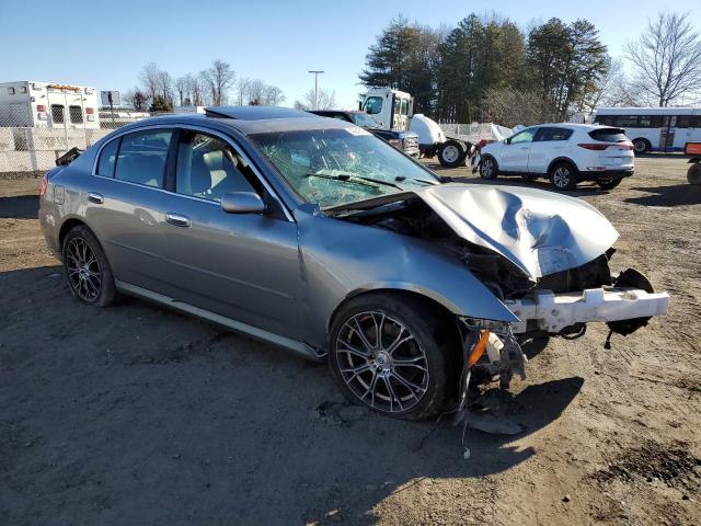 JNKCV51F96M607464 - 2006 INFINITI G35 SILVER photo 4