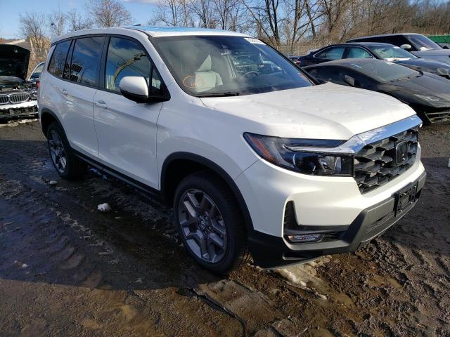 5FNYF8H5XPB033616 - 2023 HONDA PASSPORT EXL WHITE photo 4