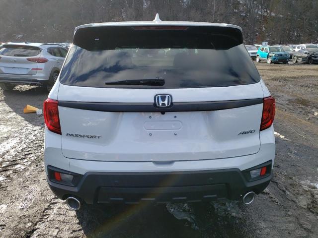 5FNYF8H5XPB033616 - 2023 HONDA PASSPORT EXL WHITE photo 6