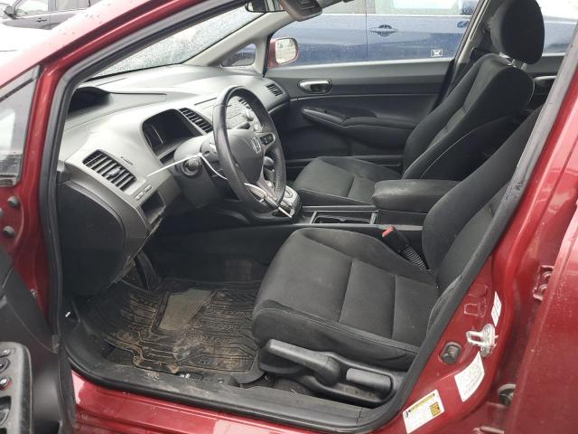 2HGFA16639H339080 - 2009 HONDA CIVIC LX-S Բորդո լուսանկար 7