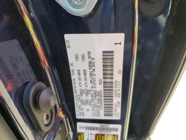 5TFNA5DB5PX085351 - 2023 TOYOTA TUNDRA CREWMAX PLATINUM ლურჯი ფოტო 12