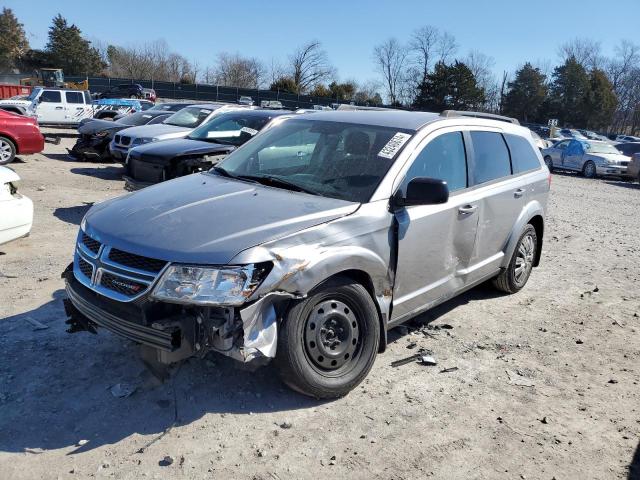 3C4PDCAB9GT128268 - 2016 DODGE JOURNEY SE SILVER photo 1