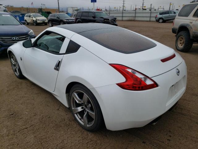 JN1AZ44E69M408406 - 2009 NISSAN 370Z WHITE photo 2