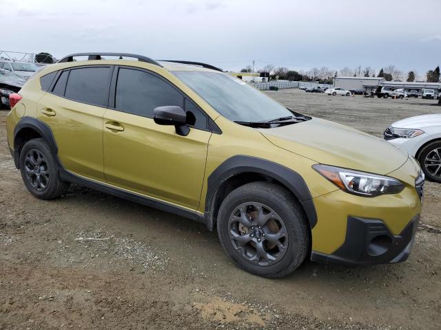 JF2GTHSC6MH224863 - 2021 SUBARU CROSSTREK SPORT GREEN photo 4