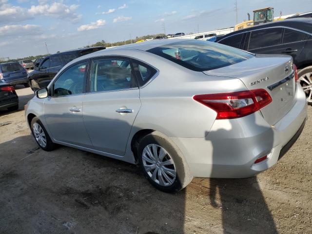 3N1AB7AP0KY325214 - 2019 NISSAN SENTRA S SILVER photo 2