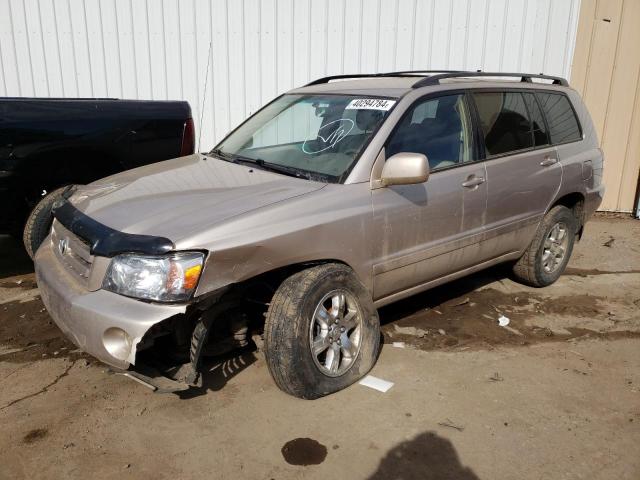 JTEEP21A570221670 - 2007 TOYOTA HIGHLANDER SPORT GOLD photo 1