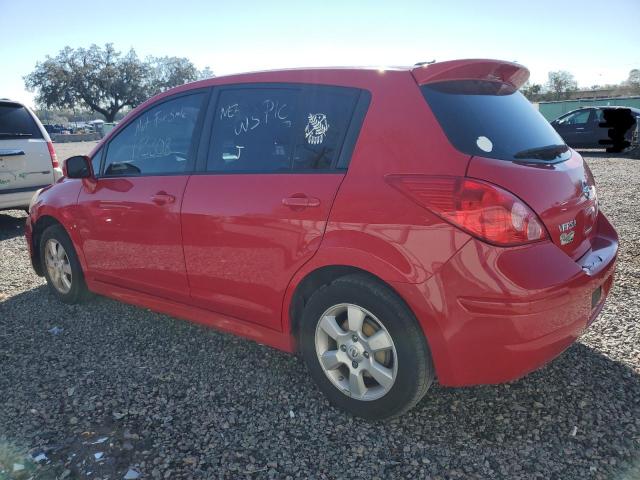 3N1BC13E77L459460 - 2007 NISSAN VERSA S RED photo 2