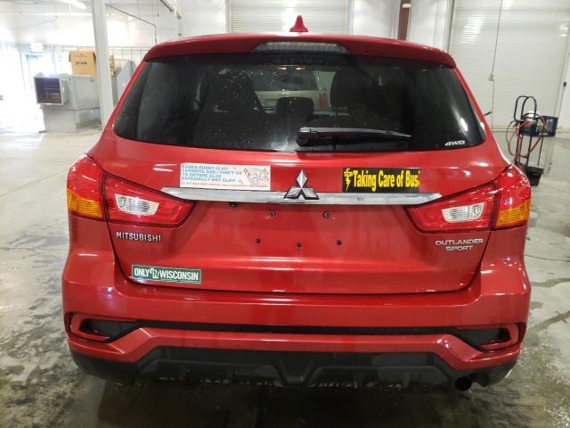 JA4AR3AU3KU018334 - 2019 MITSUBISHI OUTLANDER ES RED photo 6