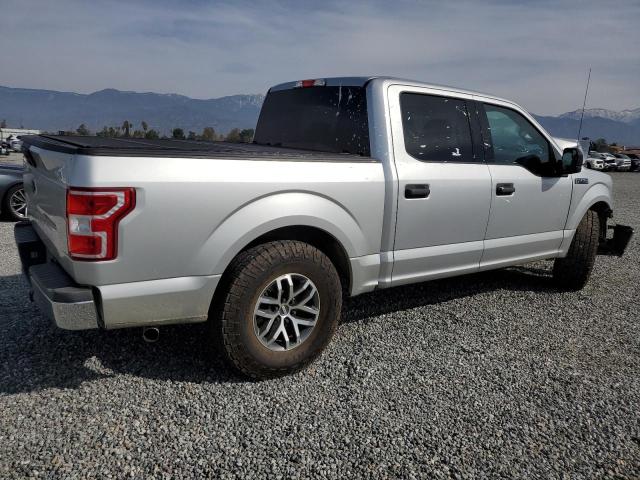 1FTEW1C58JFA08461 - 2018 FORD F150 SUPERCREW SILVER photo 3