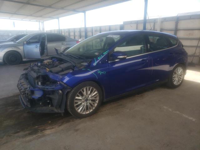 1FADP3N21FL354941 - 2015 FORD FOCUS TITANIUM BLUE photo 1