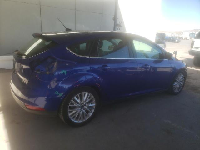 1FADP3N21FL354941 - 2015 FORD FOCUS TITANIUM BLUE photo 3