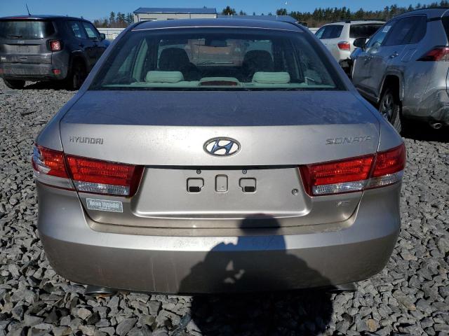 5NPEU46FX6H015789 - 2006 HYUNDAI SONATA GLS TAN photo 6