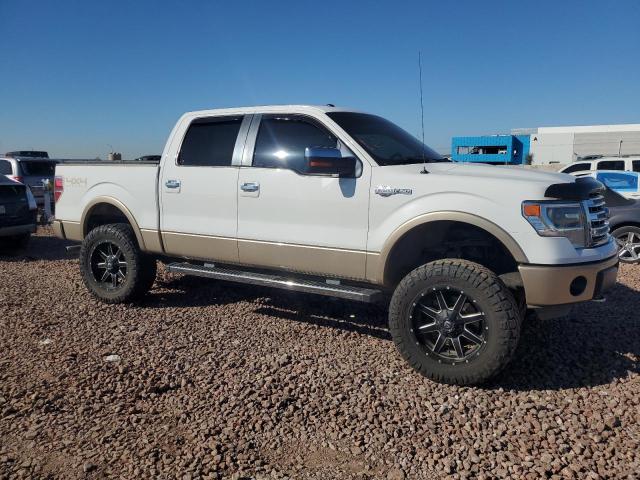 1FTFW1EF6EKD39529 - 2014 FORD F150 SUPERCREW WHITE photo 4