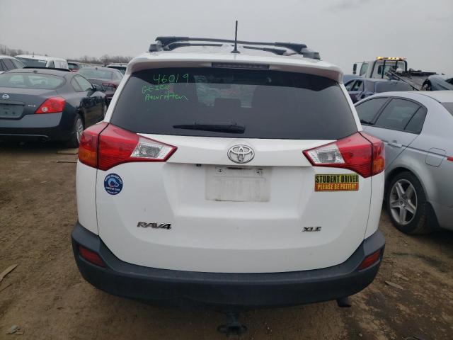 2T3WFREV5FW135786 - 2015 TOYOTA RAV4 XLE WHITE photo 6