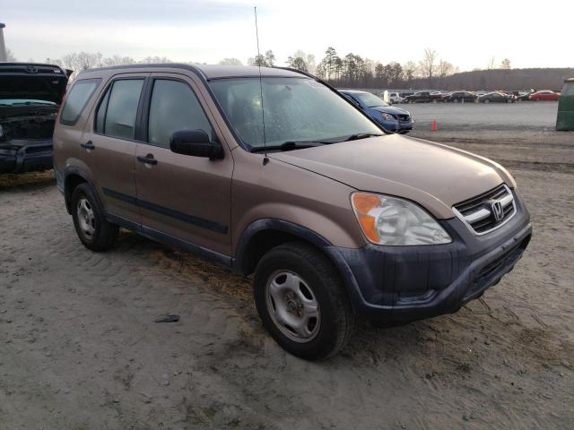 JHLRD78482C016897 - 2002 HONDA CR-V LX GREEN photo 4