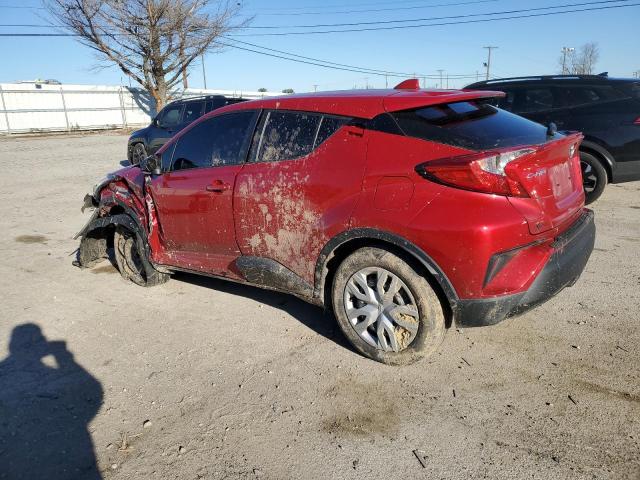 JTNKHMBX2L1066479 - 2020 TOYOTA C-HR XLE RED photo 2