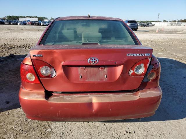 2T1BR32E76C615006 - 2006 TOYOTA COROLLA CE RED photo 6