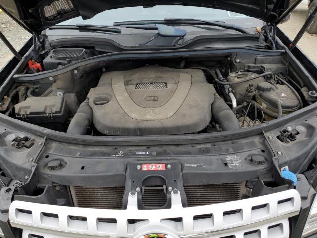 4JGBB8GB1BA684543 - 2011 MERCEDES-BENZ ML 350 4MATIC BLACK photo 12