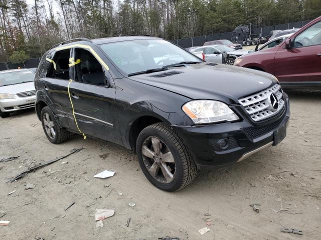 4JGBB8GB1BA684543 - 2011 MERCEDES-BENZ ML 350 4MATIC BLACK photo 4