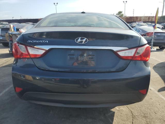 5NPEB4AC5EH927845 - 2014 HYUNDAI SONATA GLS BLUE photo 6