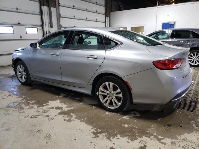 1C3CCCAB2FN640104 - 2015 CHRYSLER 200 LIMITED SILVER photo 2