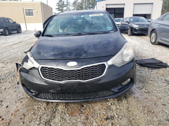 KNAFX4A85E5057660 - 2014 KIA FORTE EX BLACK photo 5