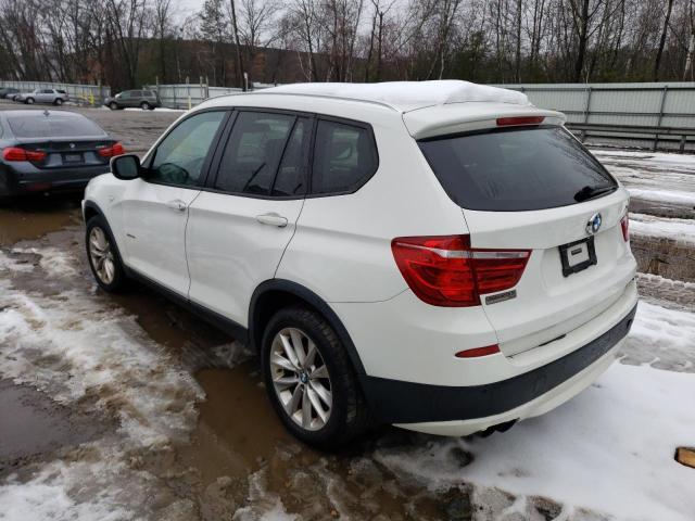 5UXWX9C53D0A27721 - 2013 BMW X3 XDRIVE28I WHITE photo 2