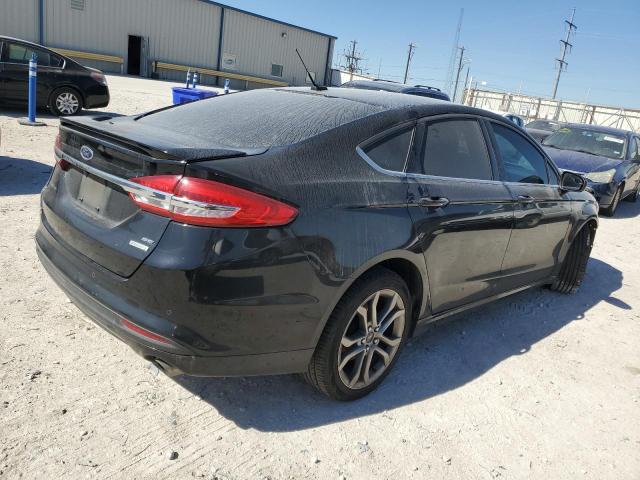 3FA6P0HD9HR292424 - 2017 FORD FUSION SE BLACK photo 3