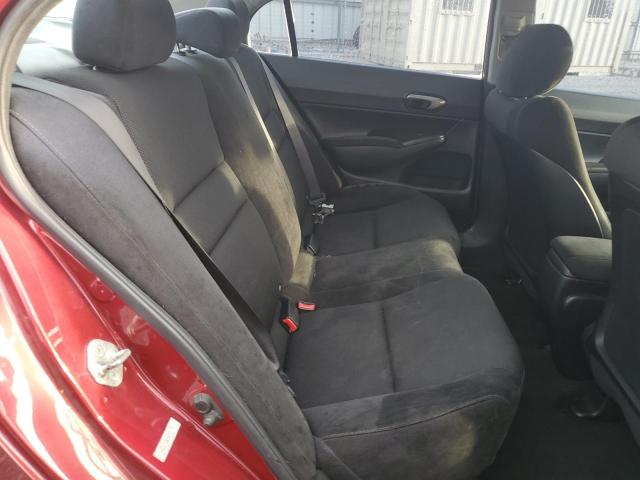 2HGFA16609H325797 - 2009 HONDA CIVIC LX-S ბურგუნდია ფოტო 10